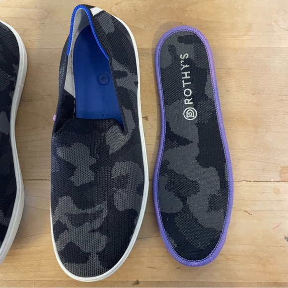Rothy’s The Original Slip On Sneaker in Grey Camo - W8 - Picture 13 of 13